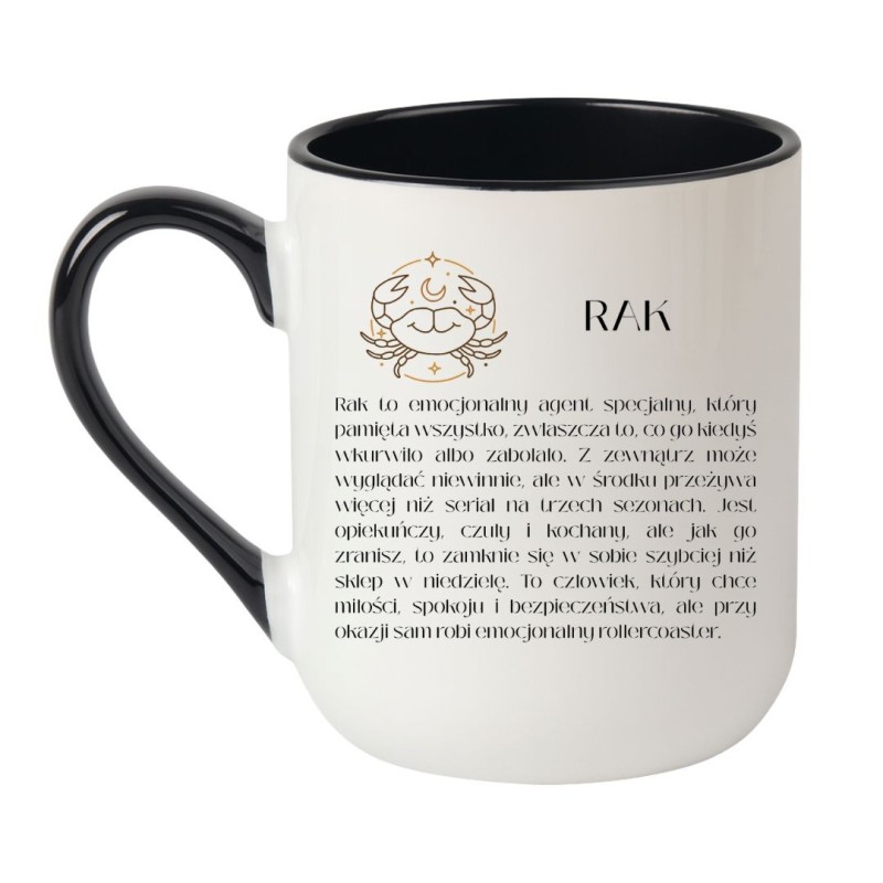 Kubek astrologiczny ze znakiem zodiaku dla Raka