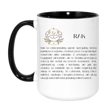 Kubek astrologiczny ze znakiem zodiaku dla Raka