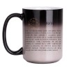 Kubek zmieniający kolor duży 450 ml astrologiczny ze znakiem zodiaku dla Raka