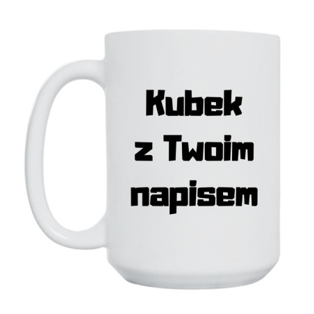 kubek z własnym napisem – personalizowany prezent z dowolnym nadrukiem