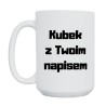 kubek z własnym napisem – personalizowany prezent z dowolnym nadrukiem