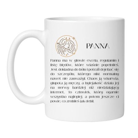 Kubek astrologiczny dla Panny