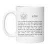 Kubek ze znakiem zodiaku LEW astrologiczny prezent
