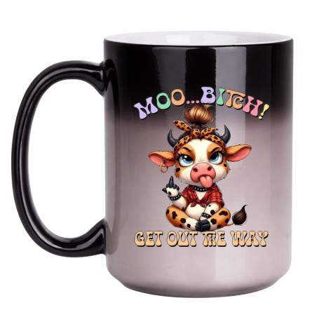 KUBEK "MOO... BITCH!" MAGICZNY DUŻY