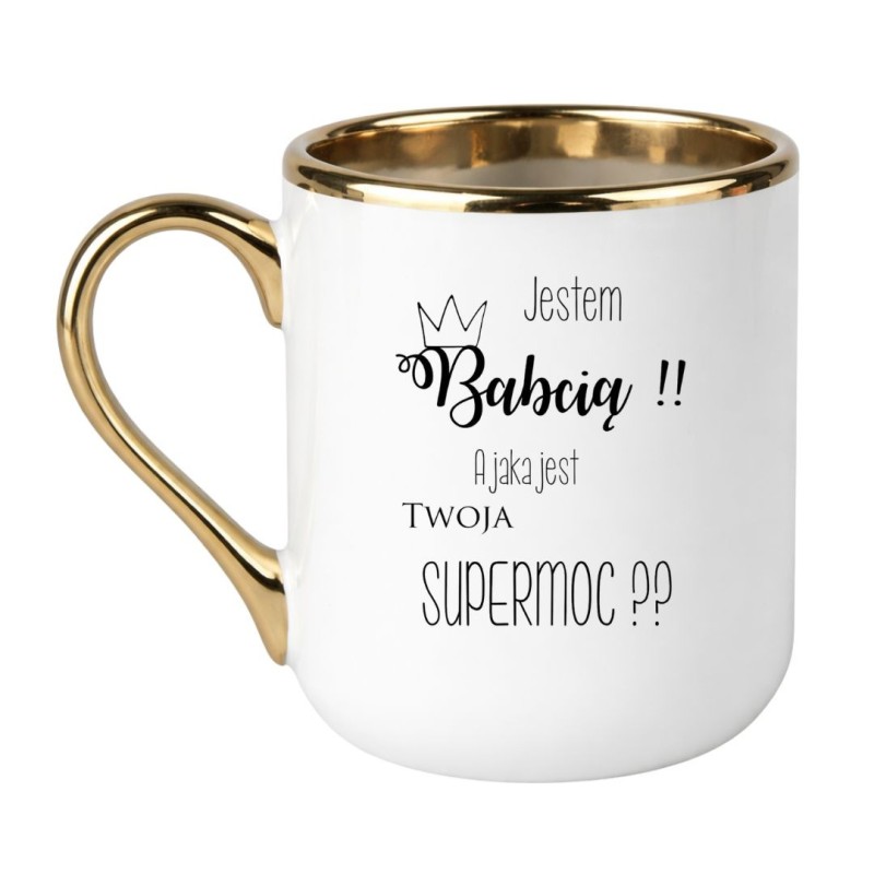 KUBEK "JESTEM BABCIĄ! A JAKA JEST TWOJA SUPERMOC?"