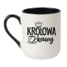 Kubek z napisem KRÓLOWA KAWY