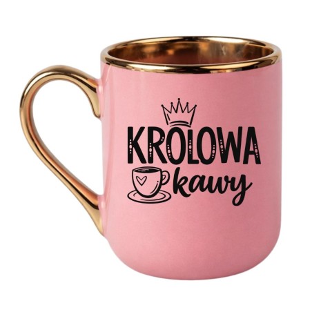 Kubek z napisem KRÓLOWA KAWY