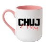 Chamski kubek bez cenzury CHUJ Z TYM