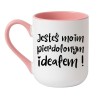 Biały kubek NASTY z humorystycznym tekstem miłosnym bez cenzury