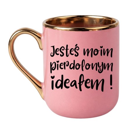 Humorystyczny kubek dla pary z napisem bez cenzury