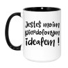Duży miłosny kubek bez cenzury 450 ml „Jesteś moim pierdolonym ideałem”