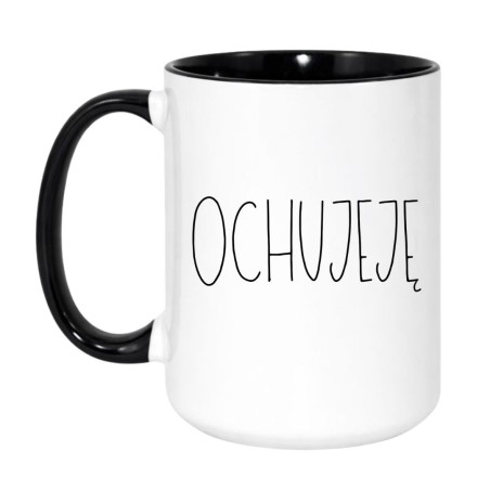 Chamski kubek bez cenzury „Ochujeję”