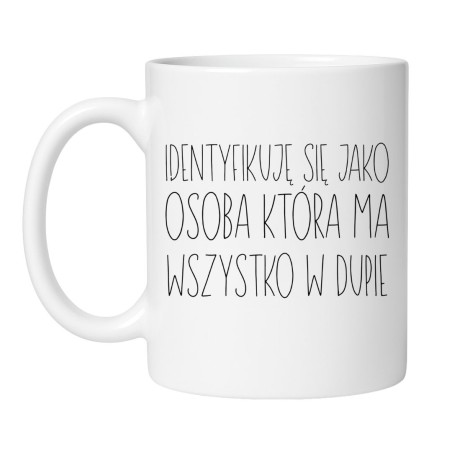KUBEK "IDENTYFIKUJĘ SIĘ JAKO OSOBA KTÓRA MA WSZYSTKO W DUPIE"