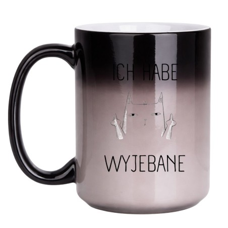 KUBEK "ICH HABE WYJEBANE" DUŻY MAGICZNY