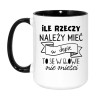 Kubek duży biało-czarny 450 ml z chamskim napisem – śmieszny kubek z nadrukiem bez cenzury, sprawdź bestseller.