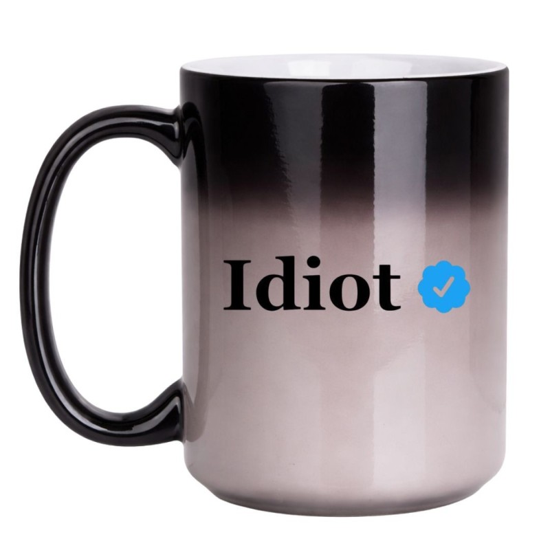 KUBEK "IDIOT" DUŻY MAGICZNY