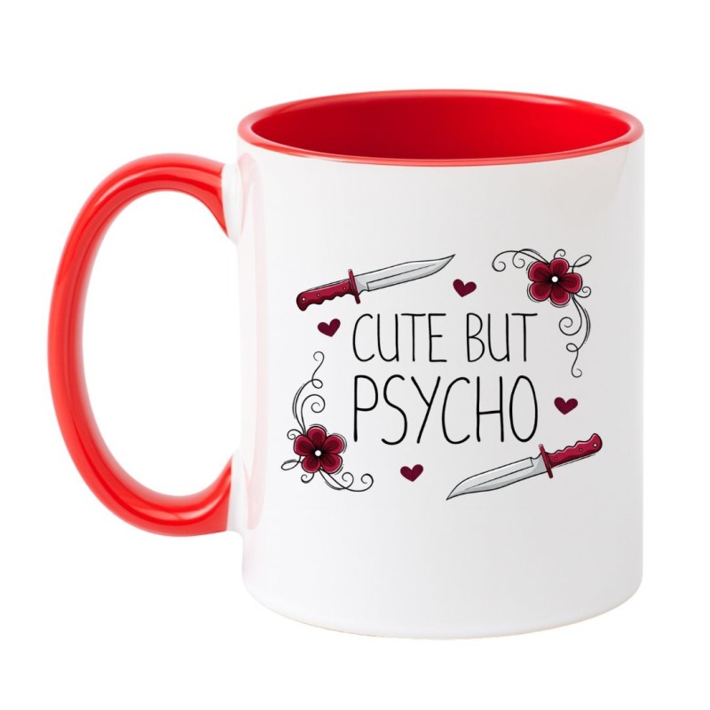 Kubek Cute but psycho
