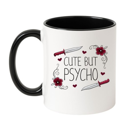Kubek Cute but psycho
