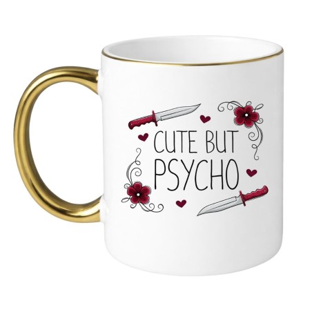 Kubek Cute but psycho