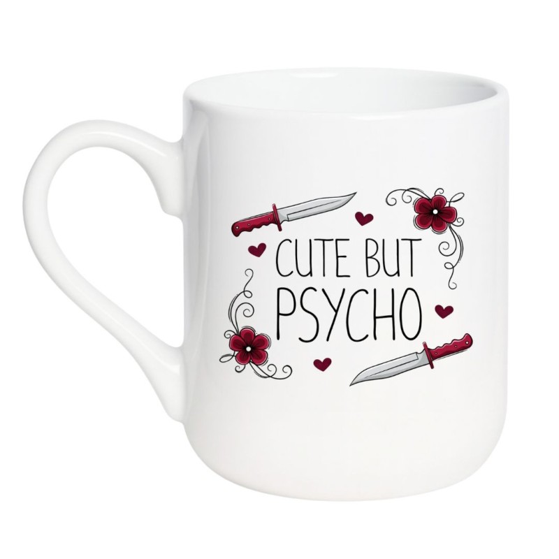 Kubek Cute but psycho