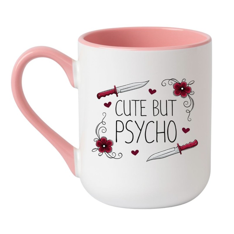 Kubek Cute but psycho