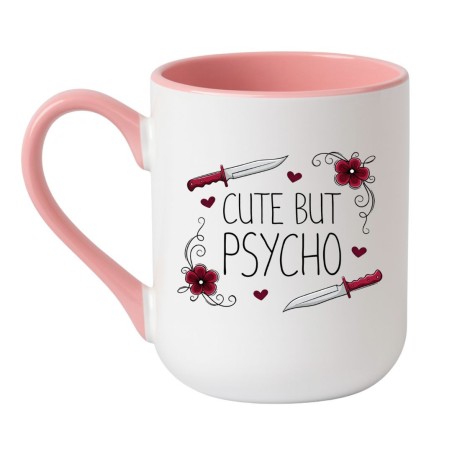 Kubek Cute but psycho