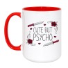 Kubek Duży 450 ml Cute but psycho