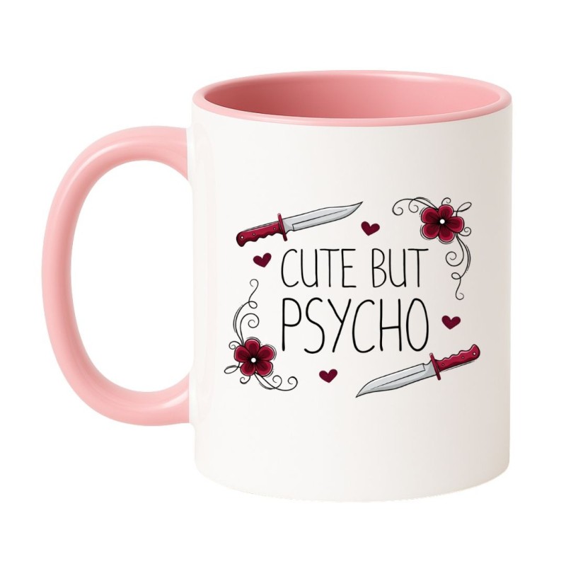 Kubek Duży 330 ml Cute but psycho