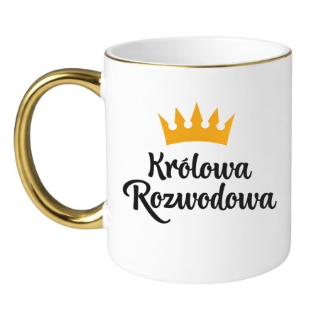 Kubek 'Królowa Rozwodowa' - prezent dla kobiety po rozwodzie