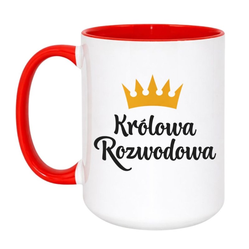 Kubek 'Królowa Rozwodowa' - prezent dla kobiety po rozwodzie