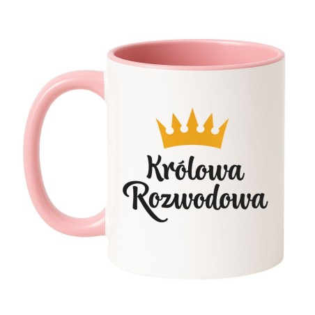 Kubek 'Królowa Rozwodowa' - prezent dla kobiety po rozwodzie