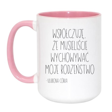kubek z humorem dla rodziny codzienne użycie