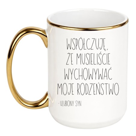 kubek prezentowy z zabawnym przekazem