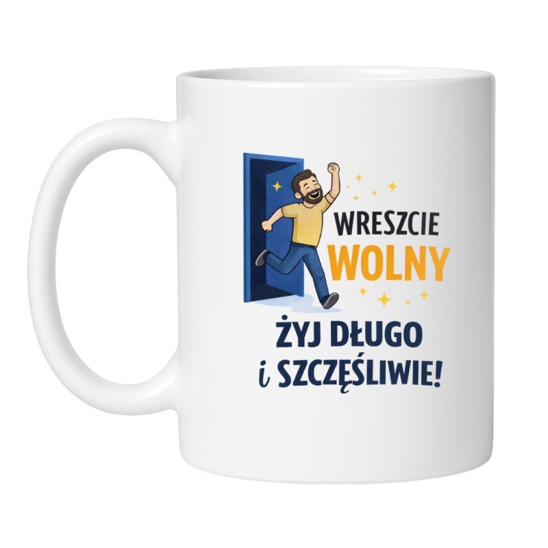 śmieszny kubek na odejście z pracy lub rozstanie