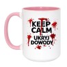 Kubek z czarnym humorem KEEP CALM I UKRYJ DOWODY