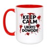 Kubek z czarnym humorem KEEP CALM I UKRYJ DOWODY