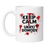 kubek keep calm ukryj dowody czarny humor prezent