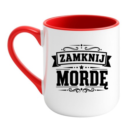 Chamski kubek "ZAMNIJ MORDĘ"