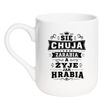 kubek biurowy z czarnym humorem