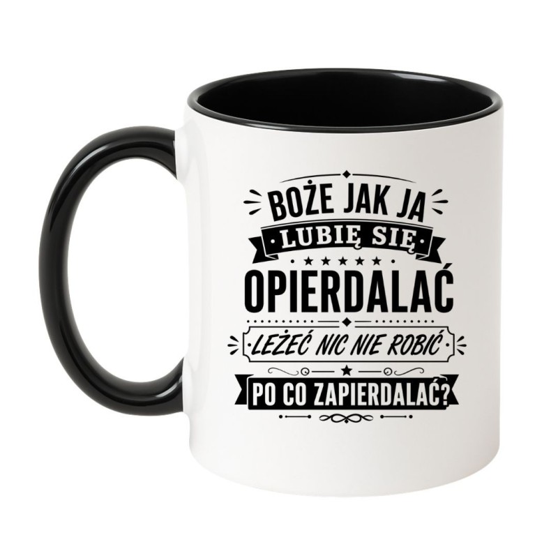 śmieszny kubek do biura z mocnym tekstem