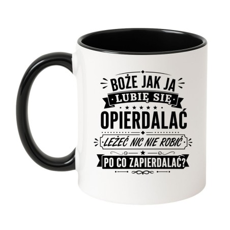 śmieszny kubek do biura z mocnym tekstem