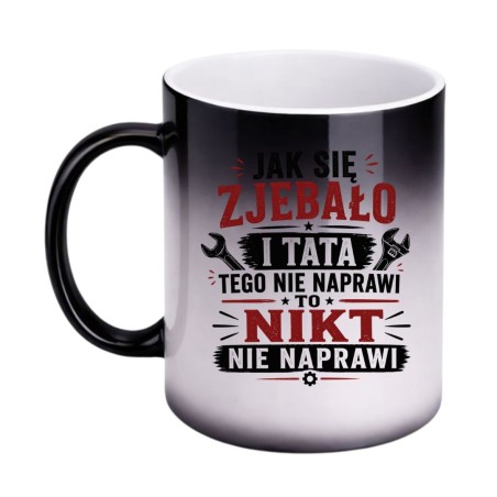 Kubek magiczny zmieniający kolor prezent dla taty