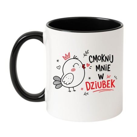 kubek romantyczny z napisem dziubek
