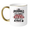 kubek z hasłem humorystycznym