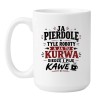 Śmieszny kubek bez cenzury do pracy