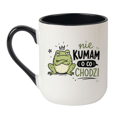 Śmieszny kubek z żabą "Nie kumam o co chodzi"