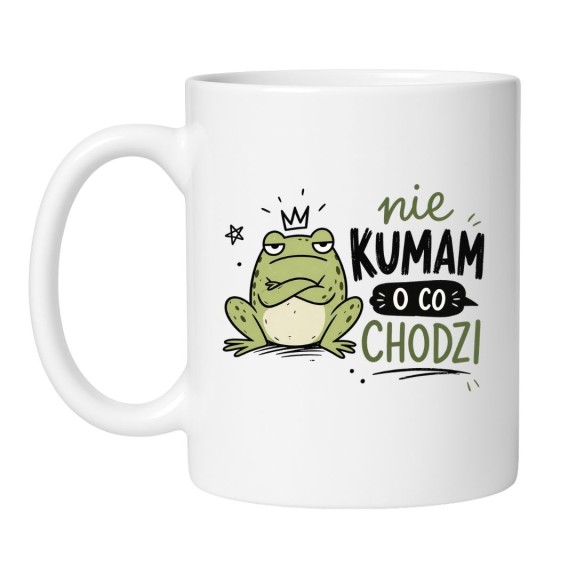 kubek nie kumam o co chodzi żabka humor
