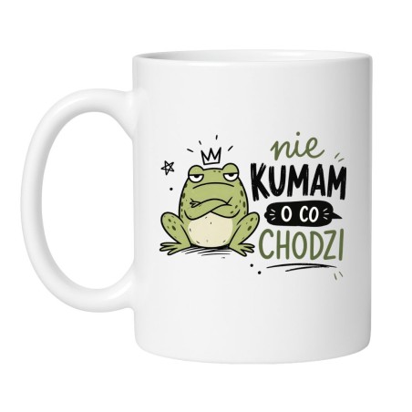 kubek nie kumam o co chodzi żabka humor
