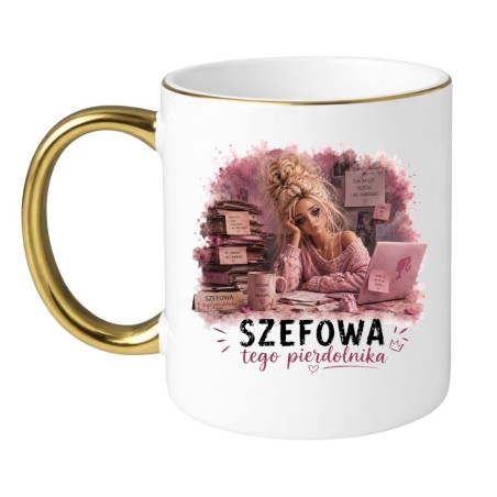 kubek dla przełożonej prezent humorystyczny