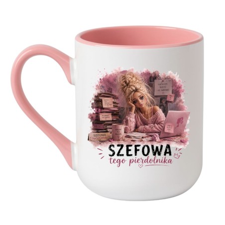 Kubek dla szefowej - Szefowa tego pierdolnika